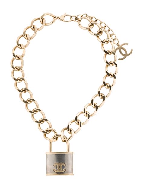 chanel padlock necklace 2018|CHANEL Lock Necklace .